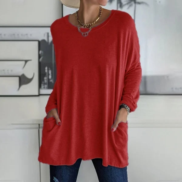 IRIS™|RELAXED LONG SLEEVE TOP