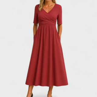 Joanna | Robe midi élégante