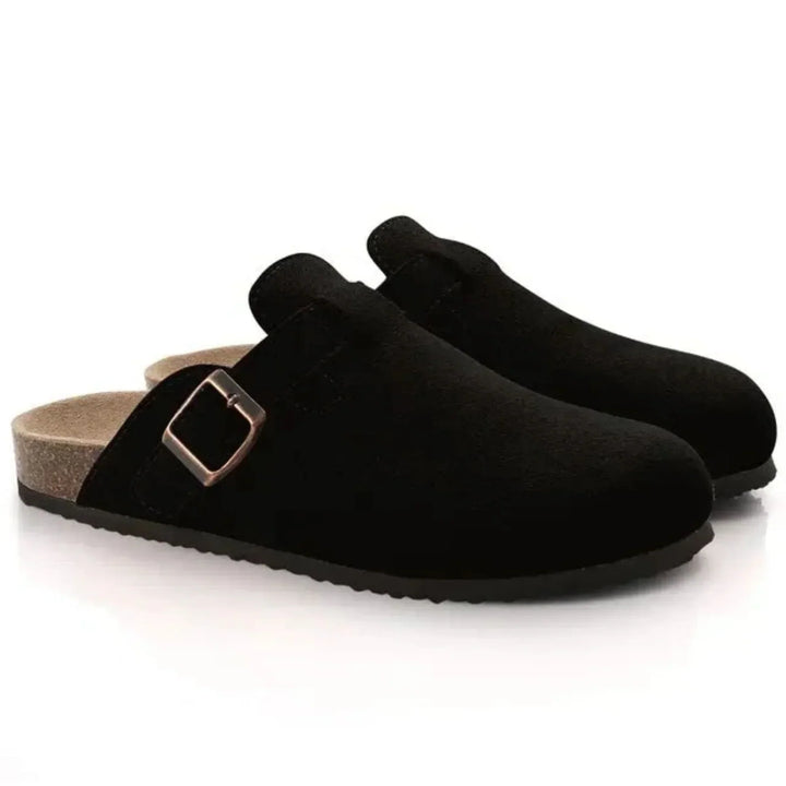 Valentin | Sabots à boucle en daim pour homme
