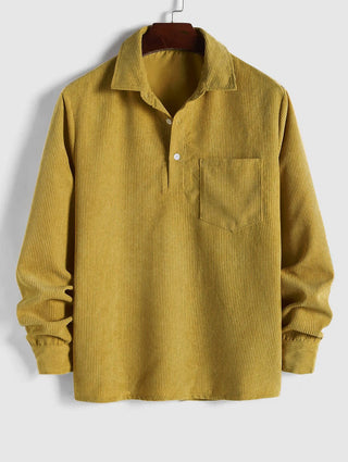 Reese | Pull en Velours Côtelé au Tissu Élégant pour Homme