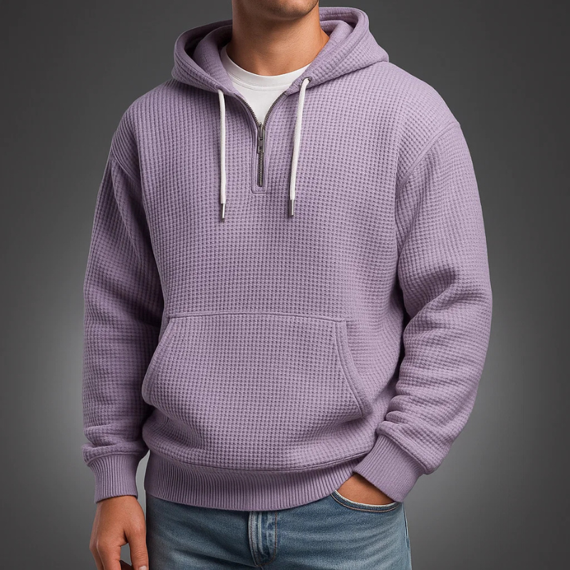 STEVE™|RELAXED HALF ZIP HOODIE