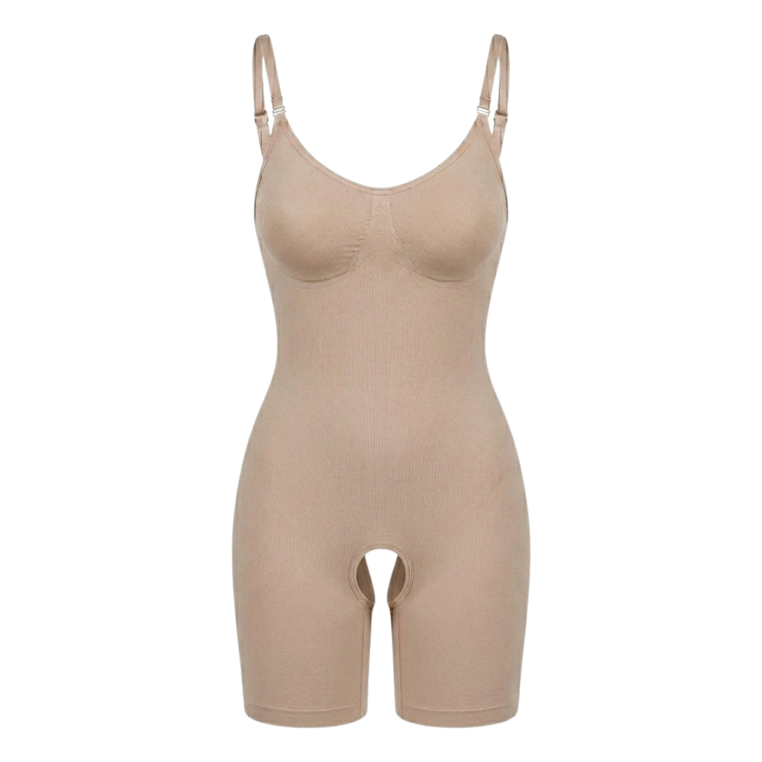 Corrigerende Naadloze Body met Pijpjes