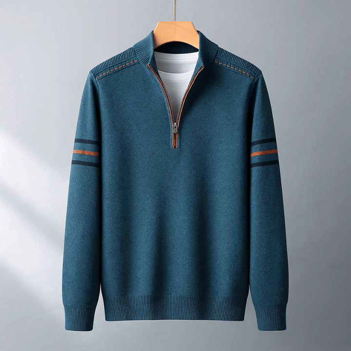 BEN™|HALF ZIP SWEATER