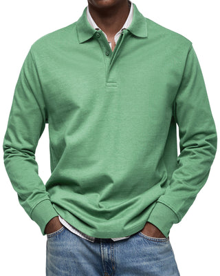 ROUSSEL PARIS | POLO ÉLÉGANT À MANCHES LONGUES POUR HOMME