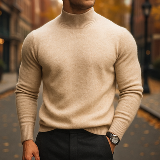 CALDER™|HALF NECK SWEATER