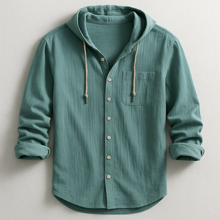 ROUSSEL PARIS | CHEMISE DE LUXE AVEC CAPUCHE