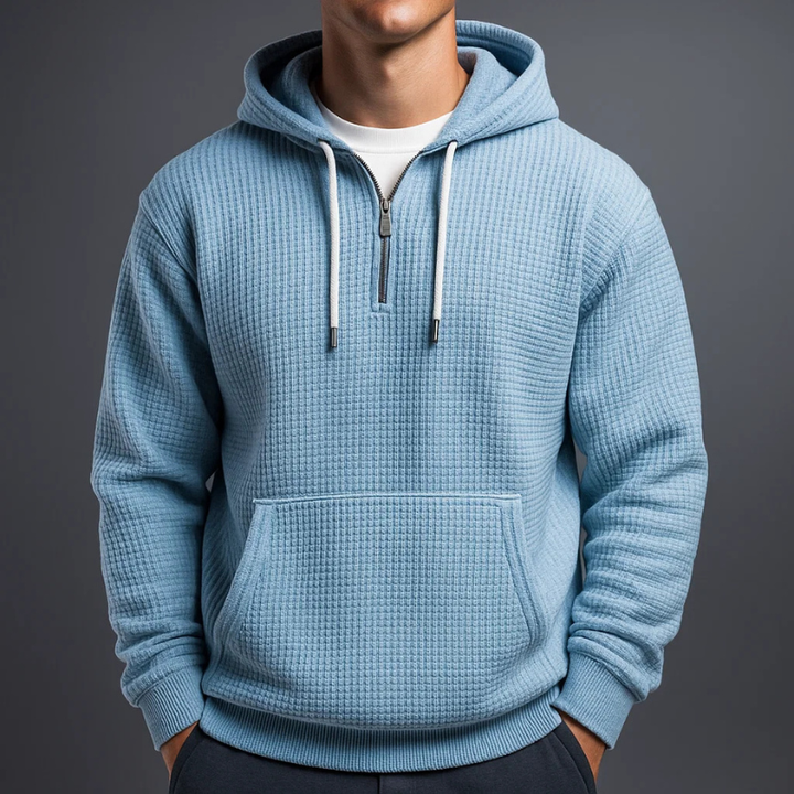 STEVE™|RELAXED HALF ZIP HOODIE