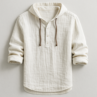 ROUSSEL PARIS | CHEMISE DE LUXE AVEC CAPUCHE