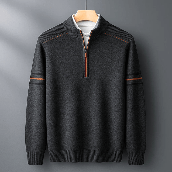 BEN™|HALF ZIP SWEATER