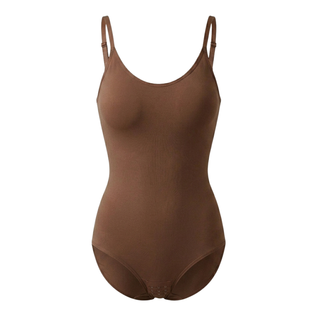 Corrigerende Naadloze Body met Slip