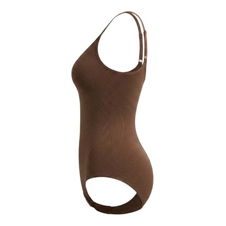 Corrigerende Naadloze Body met Slip