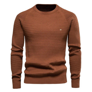 Nick | Pull à col rond avec coupe classique pour hommes