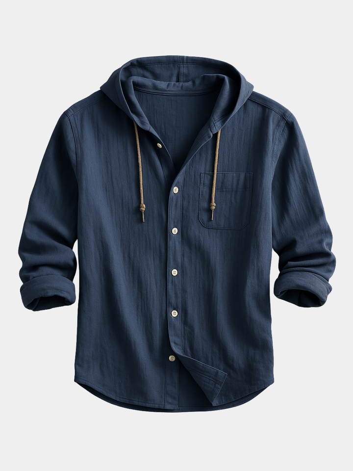 ROUSSEL PARIS | CHEMISE DE LUXE AVEC CAPUCHE