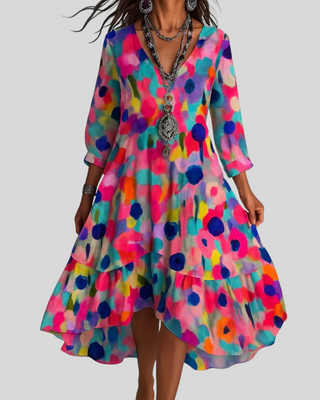 Casa | Robe Maxi Florale Bohémienne et Légère