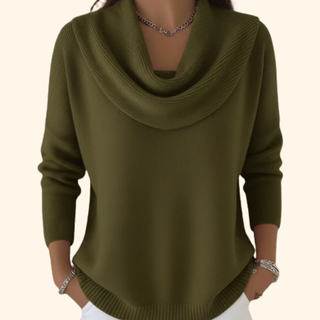 Arlette | Pull Doux à Col Élégant