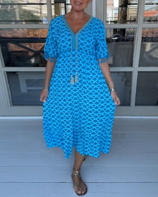 Winona | Robe à Franges en V d&