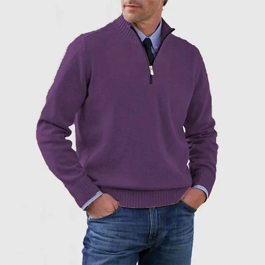 CALVIN™|HALF ZIP SWEATER