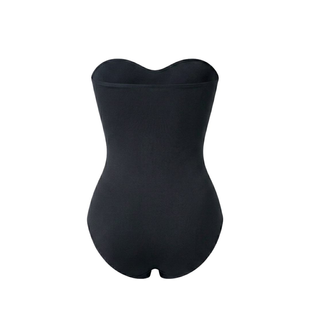 Corrigerende Naadloze Strapless Body met Slip