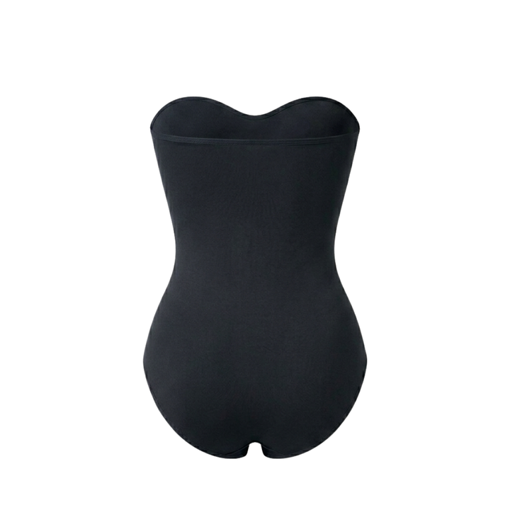 Corrigerende Naadloze Strapless Body met Slip