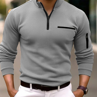 GUSTAV™|ZIP COLLAR SWEATER