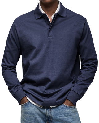ROUSSEL PARIS | POLO ÉLÉGANT À MANCHES LONGUES POUR HOMME