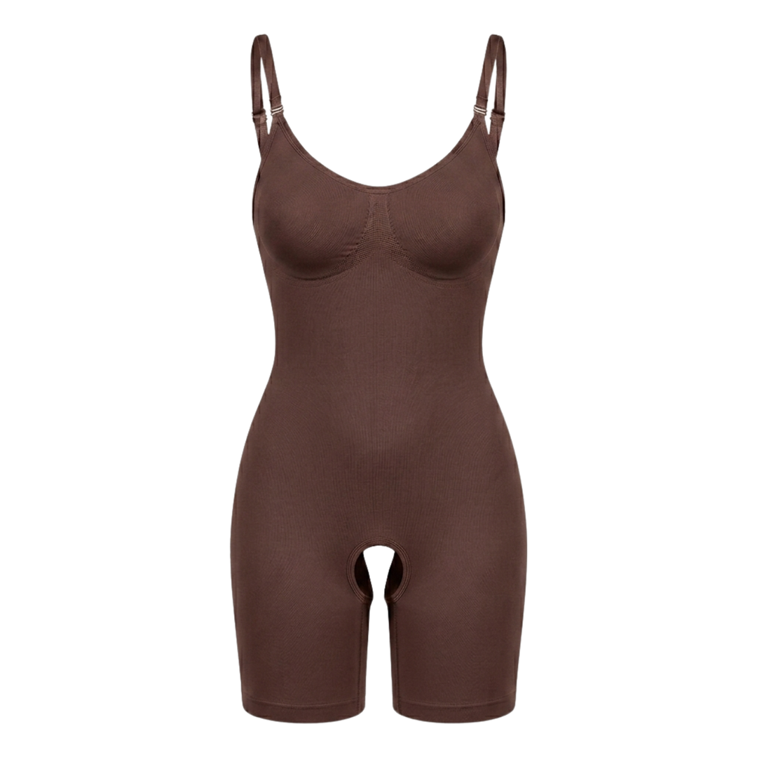 Corrigerende Naadloze Body met Pijpjes
