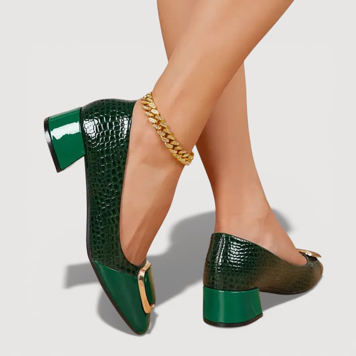 JEANETH™|ELEGANT BLOCK HEELS
