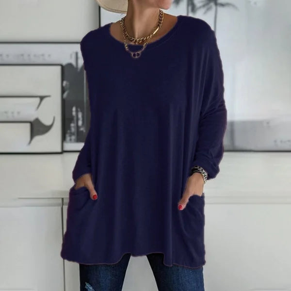 IRIS™|RELAXED LONG SLEEVE TOP