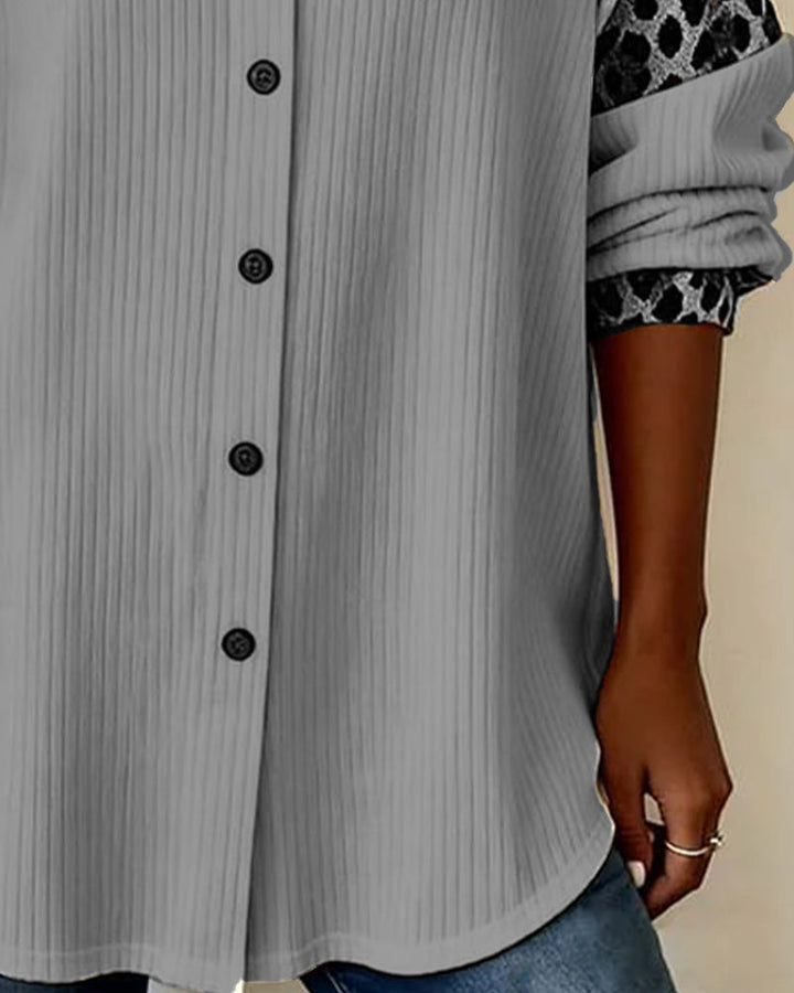 VICTORIA™|CHIC LEOPARD SHIRT