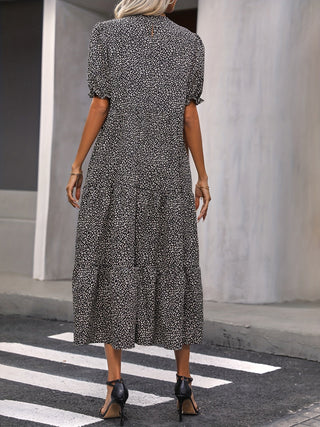 Harriet | Robe Décontractée à Col Rond avec Détail Volanté
