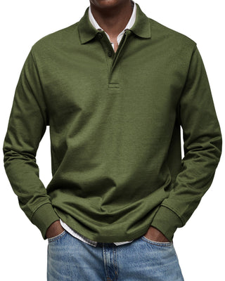 ROUSSEL PARIS | POLO ÉLÉGANT À MANCHES LONGUES POUR HOMME