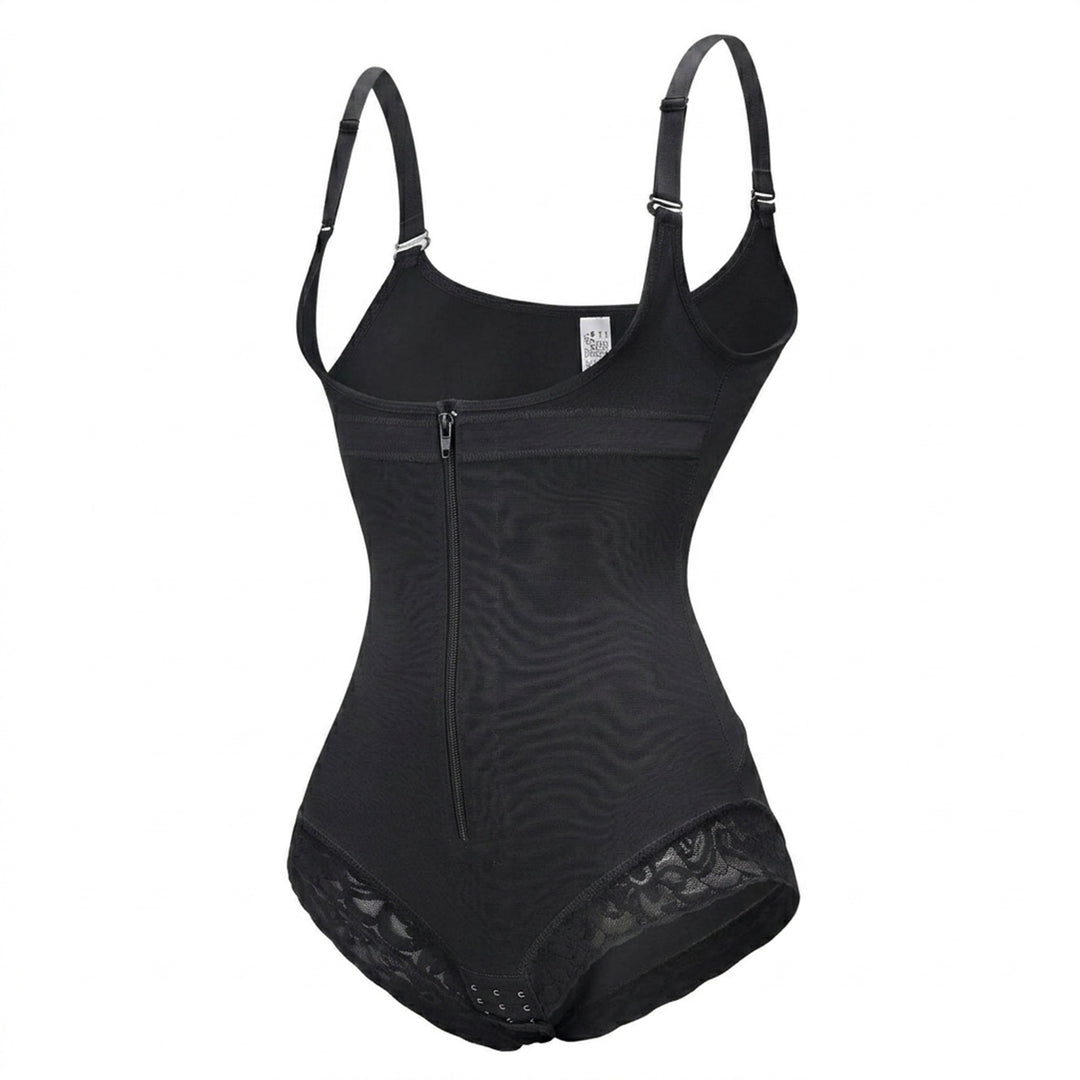Corrigerende Bodysuit met haakjes en rits - Slip