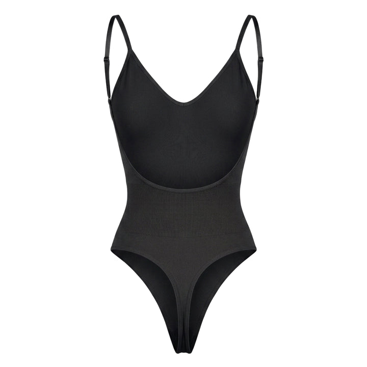 Corrigerende Body met Open Rug en String