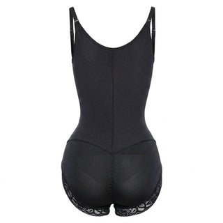 Corrigerende Bodysuit met haakjes en rits - Slip