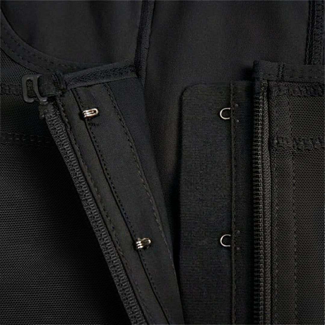 Corrigerende Bodysuit met haakjes en rits