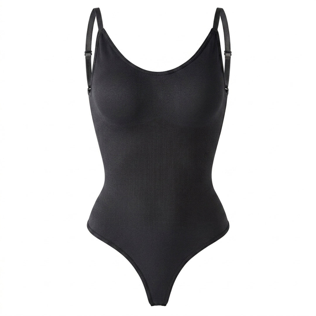 Corrigerende Body met Open Rug en String