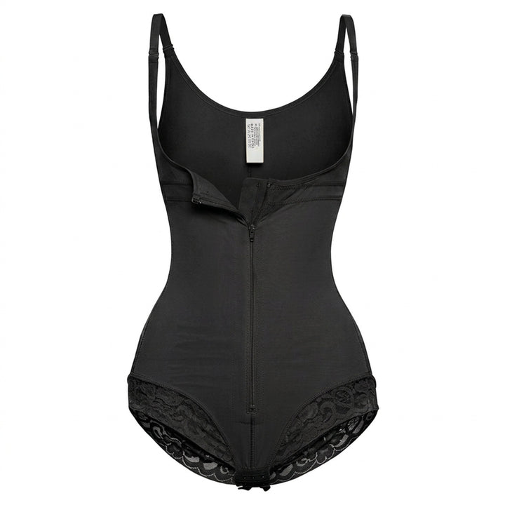 Corrigerende Bodysuit met haakjes en rits - Slip