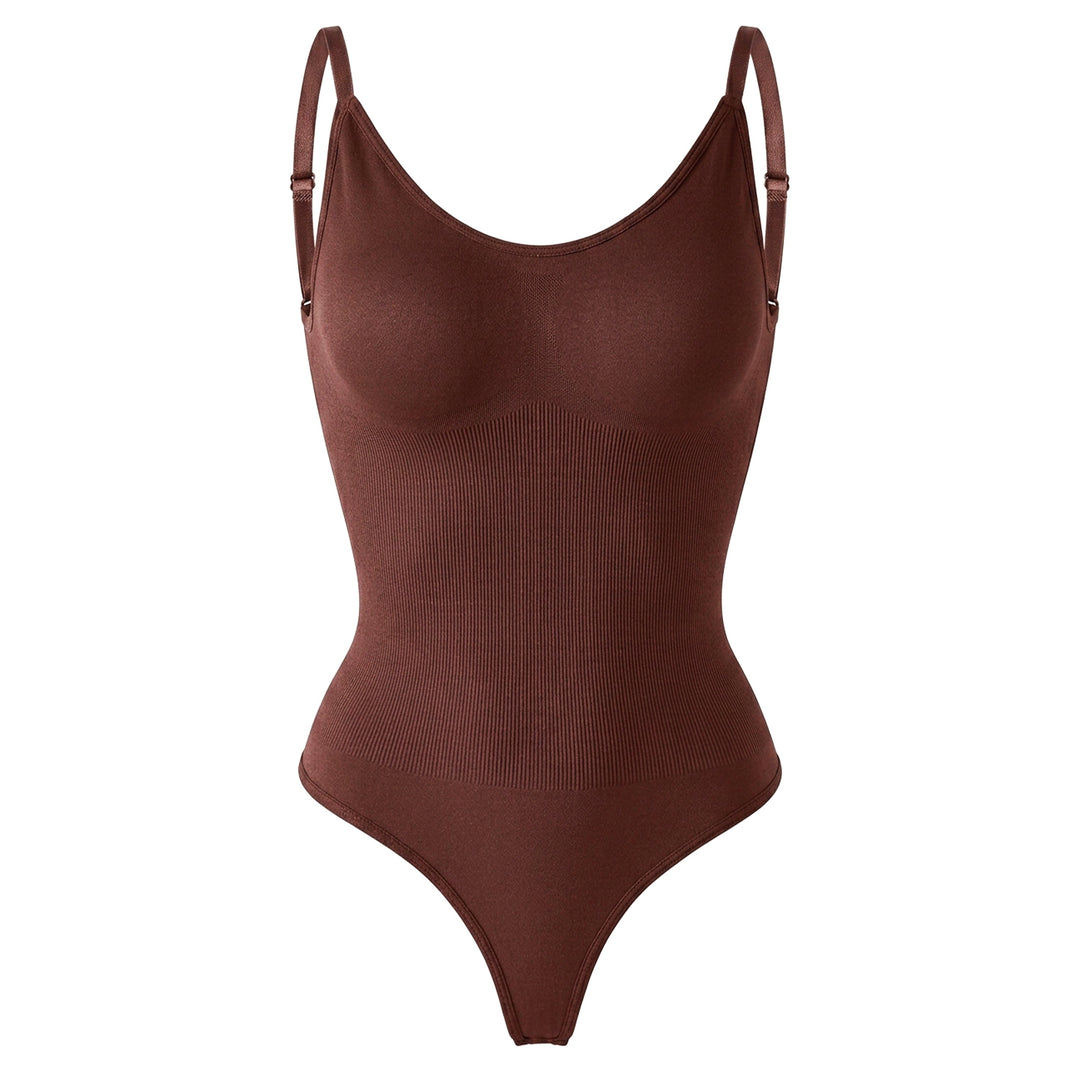 Corrigerende Body met Open Rug en String