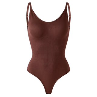 Corrigerende Body met Open Rug en String