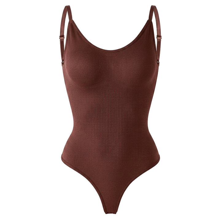 Corrigerende Body met Open Rug en String