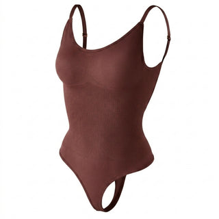 Corrigerende Body met Open Rug en String