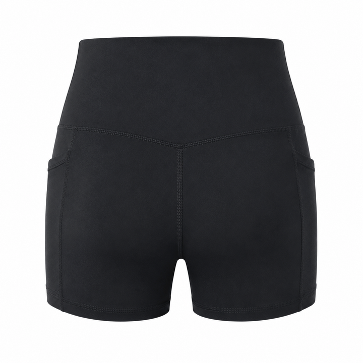 High Waist Sport Short met Telefoonzak