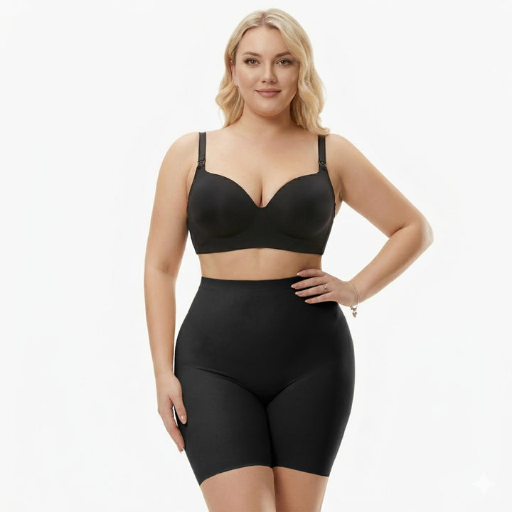 Corrigerend High Waist Broekje met Lange Pijpjes - Naadloos