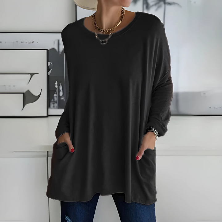 IRIS™|RELAXED LONG SLEEVE TOP