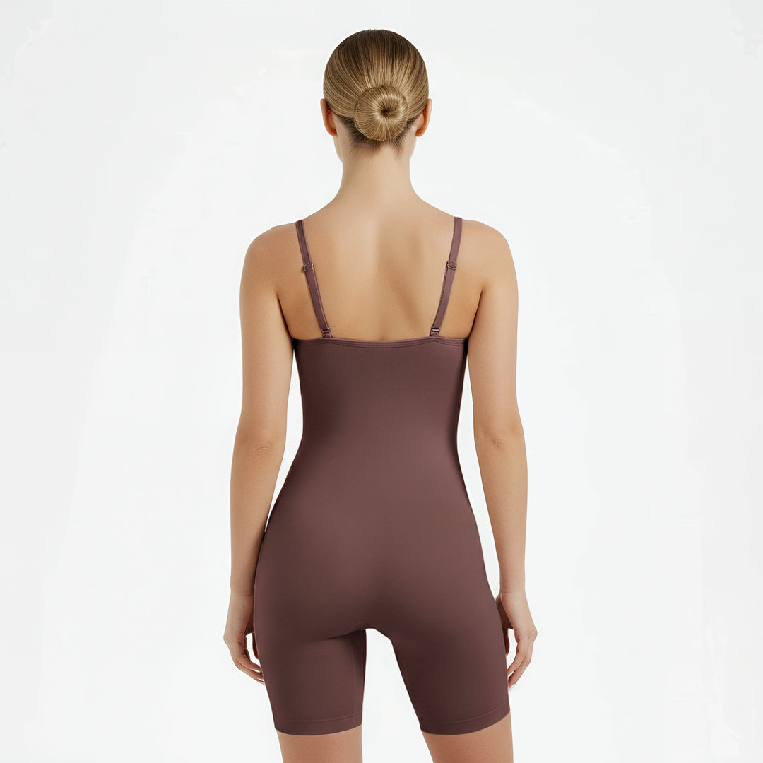 Corrigerende Naadloze Body met Pijpjes