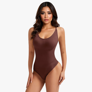 Corrigerende Body met Open Rug en String