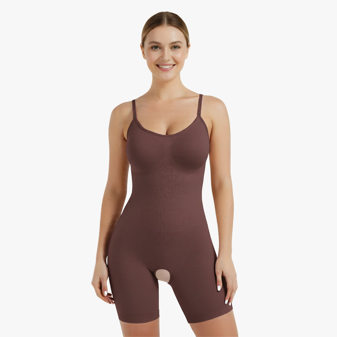 Corrigerende Naadloze Body met Pijpjes