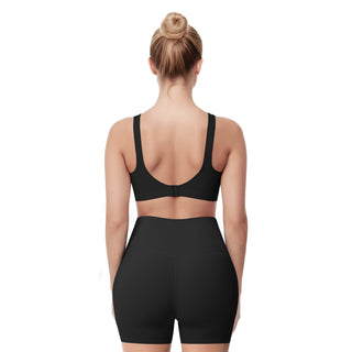 High Waist Sport Short met Telefoonzak