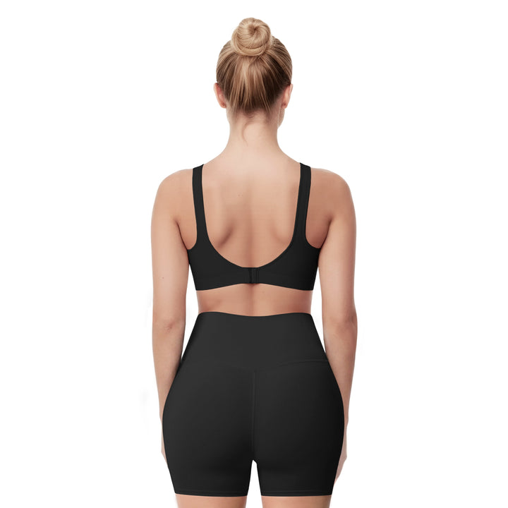 High Waist Sport Short met Telefoonzak