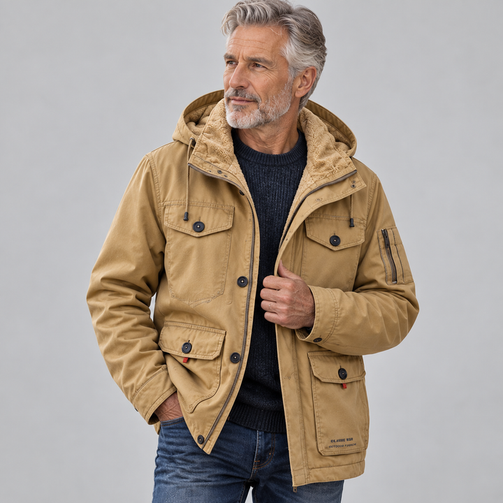 Malcolm Hooded Utility Jacket